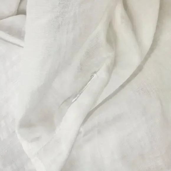 Old Navy Women's Tiered Puff Sleeve Midi Dress XXL White Pockets - Picture 13 of 16